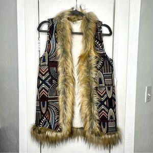 Altar’d State 70’s inspired furry vest